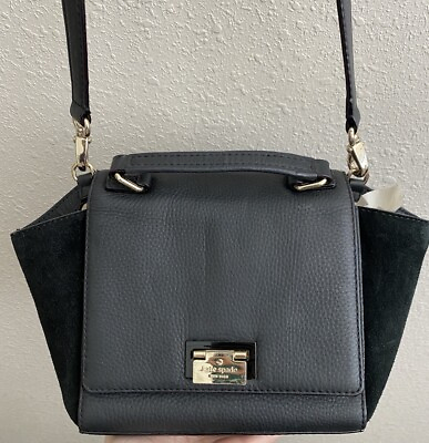 #ad Kate Spade Magnolia Park Suede And Leather Laurel Crossbody Bag