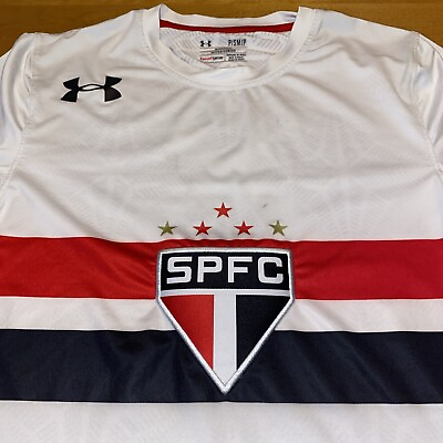 #ad São Paulo FC Under Armour Soccer Jersey Size Small Style 1276999