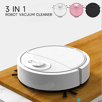 #ad 3 IN 1 Smart Robot Vacuum Cleaner Sweep And Wet Mopping Floors Sweeping Robotx4