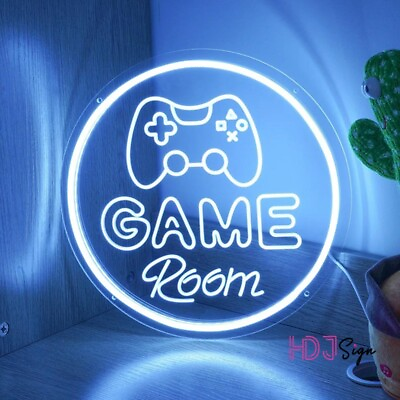 #ad Boy#x27;s Gift Game Room Neon Sign Lights Gaming Room Wall Decor Gamer Neon Lamps