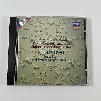 #ad Mozart: Iona Brown VIOLIN CONCERTO NO. 2 amp; other CD