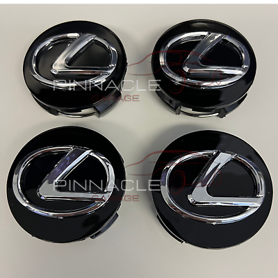 #ad Set of 4 2006 2013 Lexus Black 62mm Wheel Center Hub Caps Hubcaps 4260330590