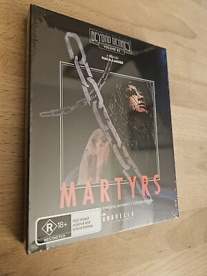 #ad Martyrs Blu Ray w Slipcover BRAND NEW SEALED Region Free 2008 Horror Pascal Laug