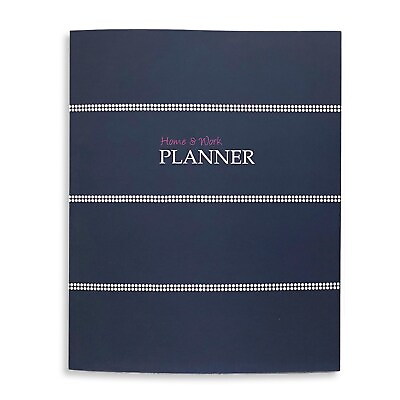 #ad Undated Kahootie Co. 8quot; x 10quot; Planner Home and Work Navy Mini Stripe