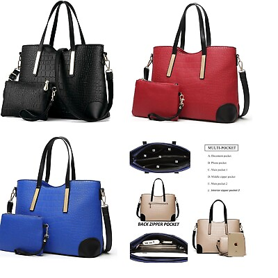 Women#x27;s Satchel Purses and Handbags for Women Shoulder Tote Bags Wallets Gift $27.77