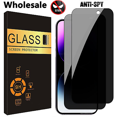 #ad Wholesale iPhone 15 14 13 12 11 Pro Max Privacy Anti Spy Glass Screen Protector