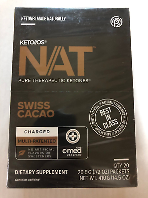 #ad Pruvit NAT KETO OS Swiss CACAO 20 Packets New Box Sealed 01 2025