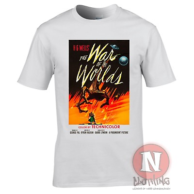 #ad The war of the worlds t shirt classic HG Wells science fiction movie poster 1953