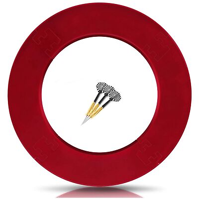 #ad Dart Surround for All Brands – dartboards – Darts Collection – red Ring Stabl...