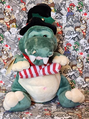 #ad PBC Singing 12” Alfie Crocodile Alligator Christmas Jingle Bell Rock Plush New