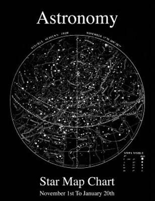 #ad Astronomy Star Map Chart November 1St To January 20Th