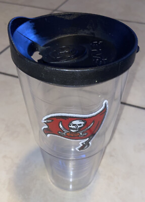 #ad TERVIS NFL Tampa Bay Buccaneers Plastic Insulated Tumbler 24 oz USA