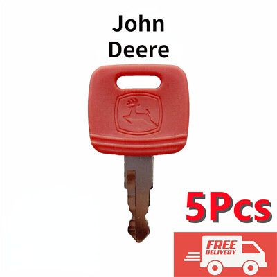 #ad 5 Ignition Keys For John Deere Tractor Combine Loader Sprayer RE183935 RE71557