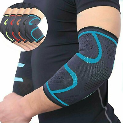 #ad 2X Elbow Brace Compression Support Sleeve Arthritis Tendonitis Reduce Joint Pain