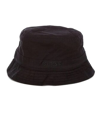 Guess Black Bucket hat beach sun fishing cap $30.60
