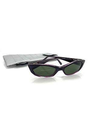 #ad Vintage Purple Mantis Signature Greg Arnette Low Profile Wrap Sunglasses Unisex