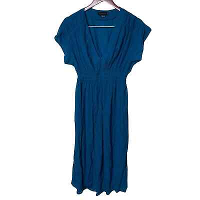 #ad HATCH The Carolina Dress in Teal Blue sz 0 US XS