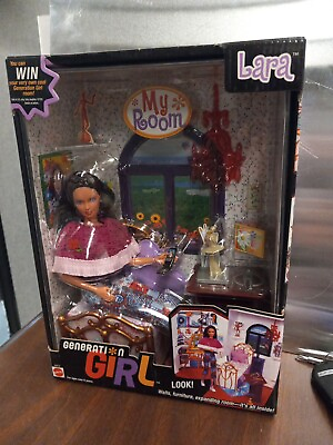 #ad Mattel Generation Girl My Room Lara 2000 In Box