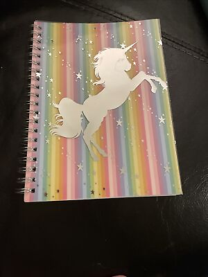 #ad Journal Notepad Notebook Rainbow Unicorn Lined Sheets 5x7
