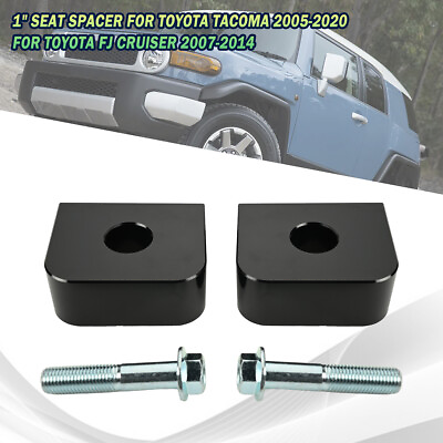 #ad 1quot; Seat Spacers Seat Lift Kit Riser For Toyota FJ Cruiser 07 14 For Tacoma 05 21