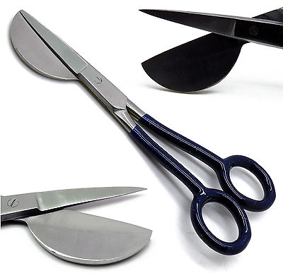 #ad Duckbill Blue Scissors 6quot; Carpet Nipping Cutting Working Sharp End 2quot; New Tools