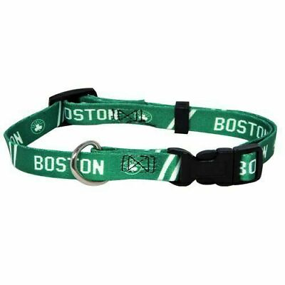 #ad NEW BOSTON CELTICS PET DOG ADJUSTABLE NYLON COLLAR LICENSED XS EXTRA SMALL