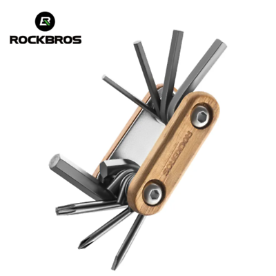 #ad ROCKBROS Bike Repair Tools Multifunctional 8In1 Pocket Mini Bicycle Screwdriver
