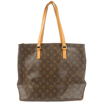 #ad Auth Louis Vuitton Monogram Cabas Mezzo Tote Bag M51151 Used