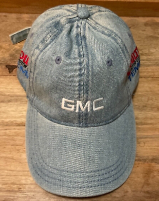 #ad GMC DEALERSHIP DENIM STRAPBACK HAT ADULT OS OTTO EMBROIDERED PREOWNED