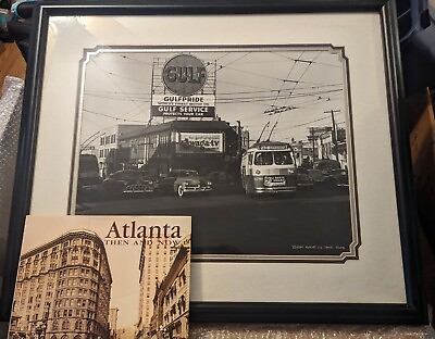 #ad Atlanta photo reprint of old Atlanta Bamp;W and book Atlanta Then and Now