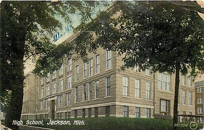 #ad Jackson MI High School Created in 1908 with Merger of West amp; East Side HS 1909