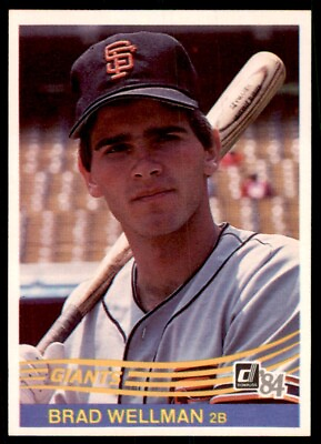 #ad 1984 Donruss Brad Wellman C Baseball Cards #265