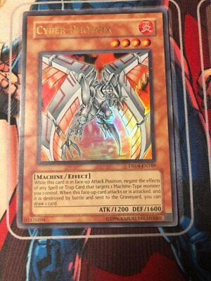 #ad *** CYBER PHOENIX *** ULTRA RARE DR04 EN189 PLAYED CONDITION YUGIOH