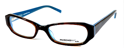 #ad MARCHONYC KIDS “MIA 205” NOS Dark Brown Blue Girls Eyeglasses Frame 47 16 130