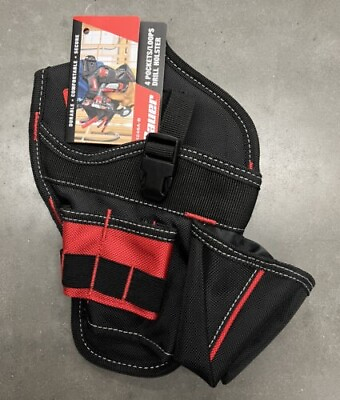 #ad BRAND NEW Professional Four Pocket Drill Holster Heavy Duty Tool Belt USA SELLER