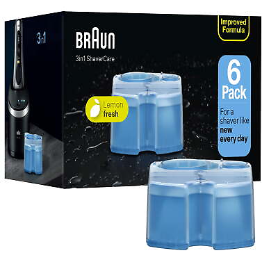 #ad Braun Clean amp; Renew Refill Cartridges CCR Lemon Fresh 6 Ct