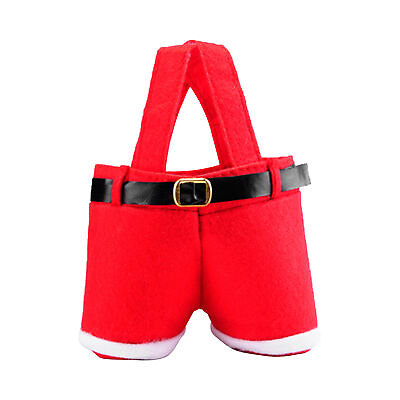 #ad Christmas Gift Bags Reusable Washable Portable Santa Pants Gift Bags Lightweight