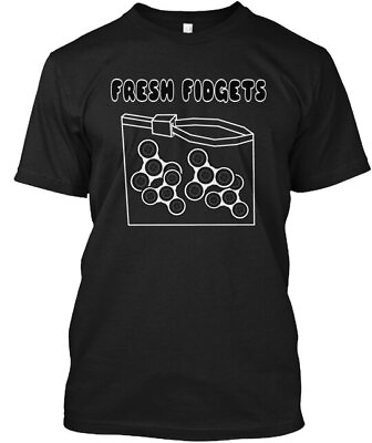 #ad Fresh Fidgets Spinner T Shirt Made in the USA Size S to 5XL