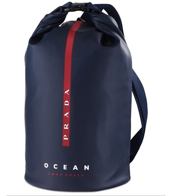 #ad Prada Luna Rossa Navy Blue Crossbody Bag Backpack Navy