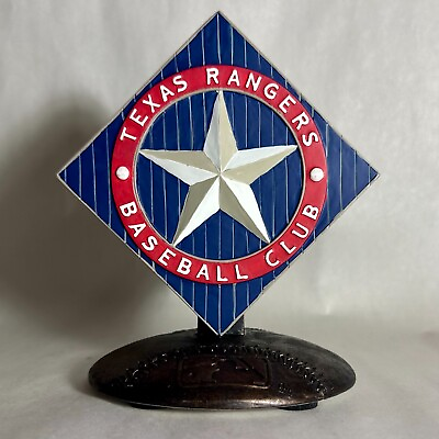 #ad Texas Rangers Baseball Logo From The Memory Company First In Limited Series rare