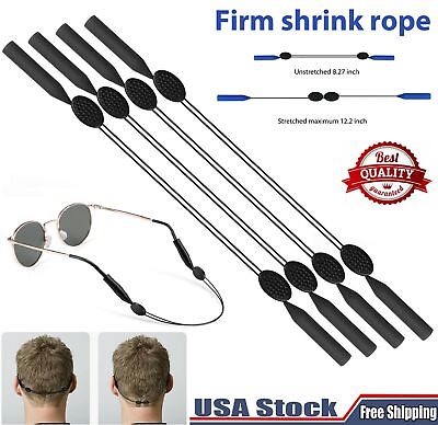#ad 8× Adjustable Sunglasses Glasses Strap Men Women Sport Eyewear Retainer Strap US