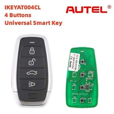 #ad AUTEL IKEYAT004CL Universal Smart Key 4 Buttons Independent For MaxiIM KM100