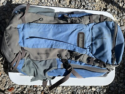 #ad REI Traverse 30 Daypack Hiking Backpack Outdoor Blue Gray Free Flow Unisex