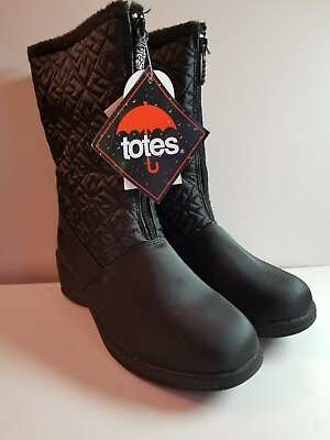 #ad Totes Womens Boots Size 8W Waterproof Thermo Lite Core Easy Care