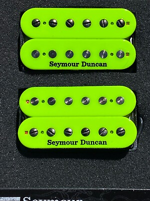 #ad Seymour Duncan Nazgul amp; Sentient 6 String Neon Green Pickup Set