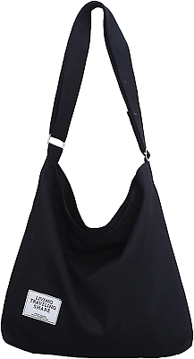 #ad Women#x27;S Retro Large Size Canvas Shoulder Bag Hobo Crossbody Handbag Casual Tote