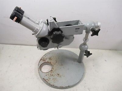 #ad Zeiss OpMi 1 Surgical Microscope w Benchtop Stand Binocular Lab Unit