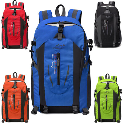#ad 40L Men Women Travel Backpack Rucksack Camping Laptop Hiking School Book Bag