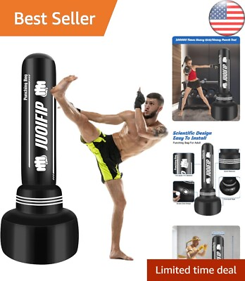 #ad Sturdy Punching Bag 69quot; with Stand Training MMA Muay Thai Kickboxing Fitness