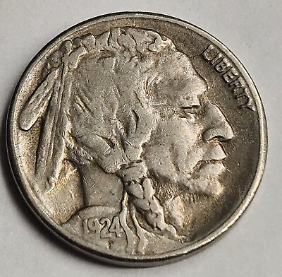 #ad 1924 S 5C Buffalo Nickel *ORIGINAL KEY DATE RARE